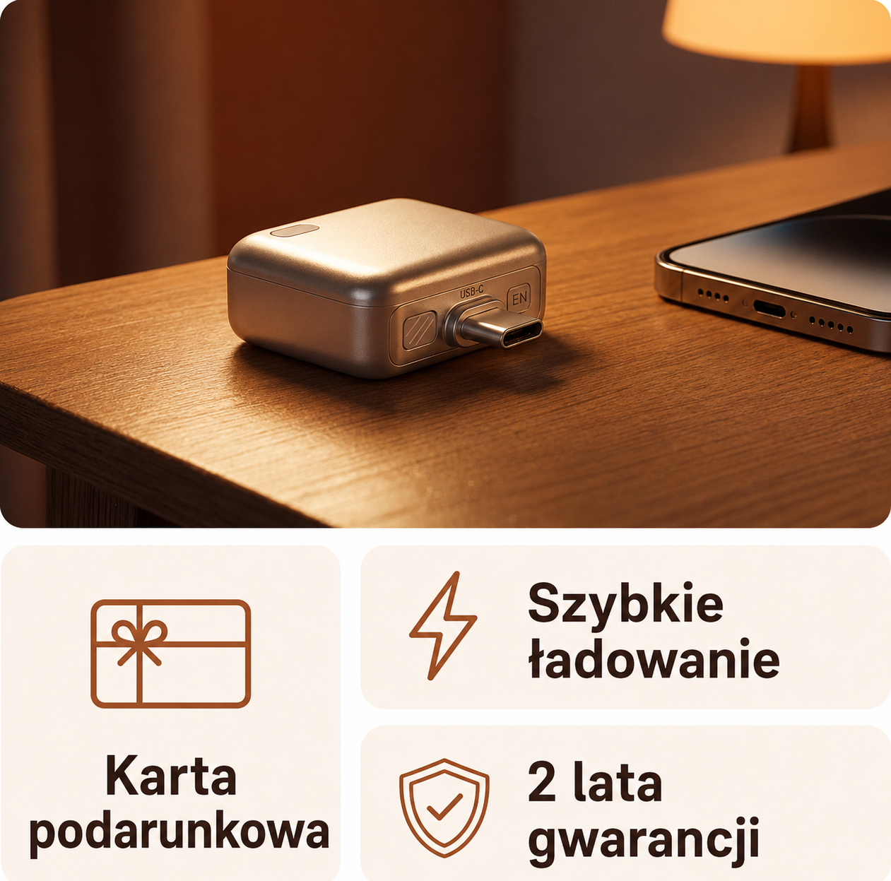 Bezpiczeny Inteligentny adapter (typ C)