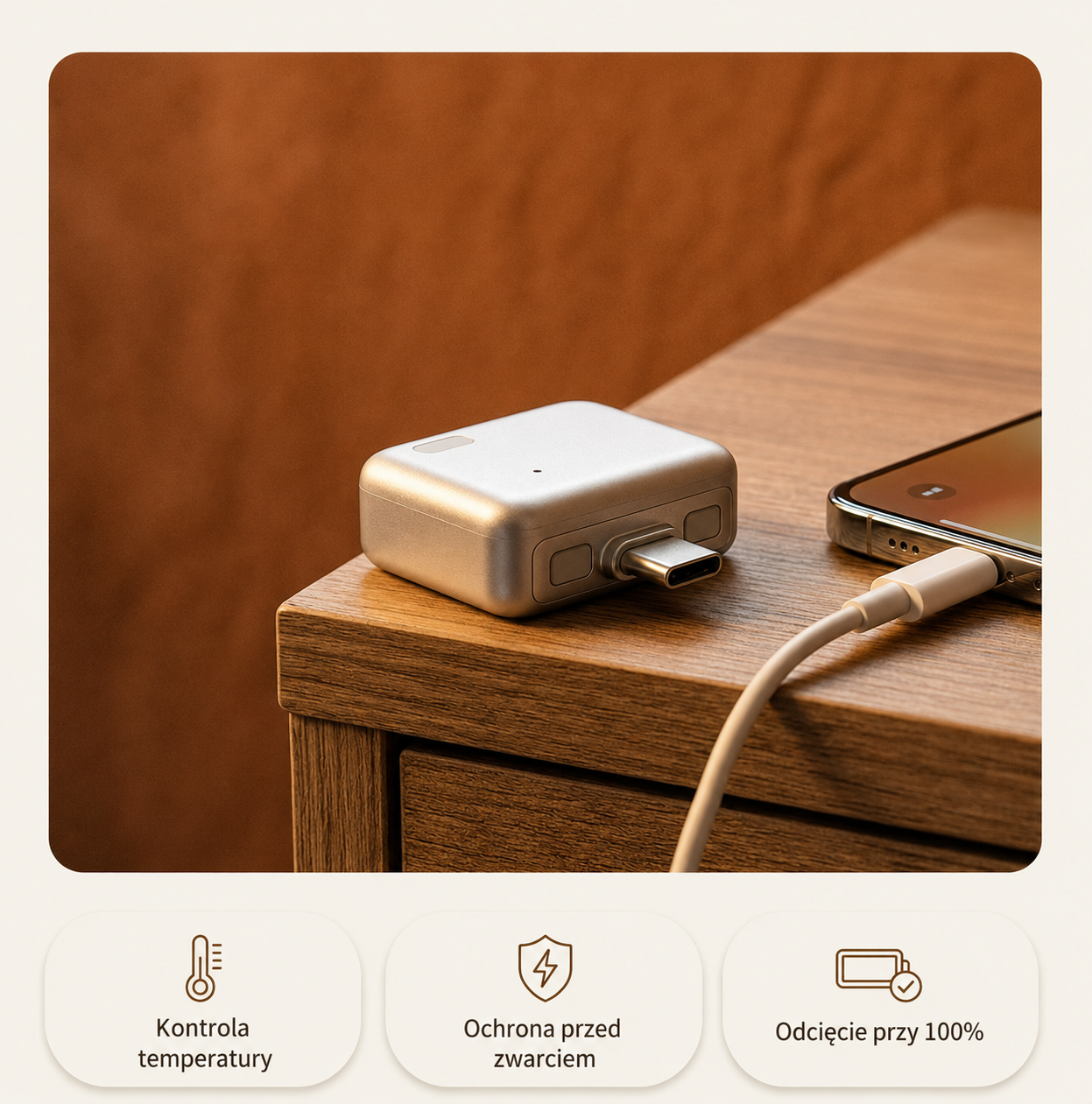 Bezpiczeny Inteligentny adapter (typ C)