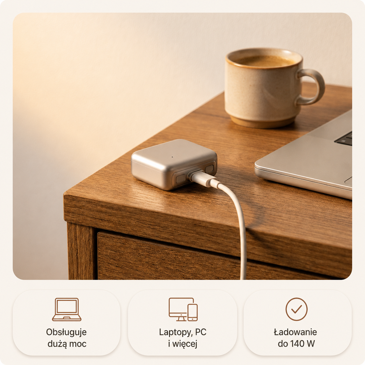Bezpiczeny Inteligentny adapter (typ C)