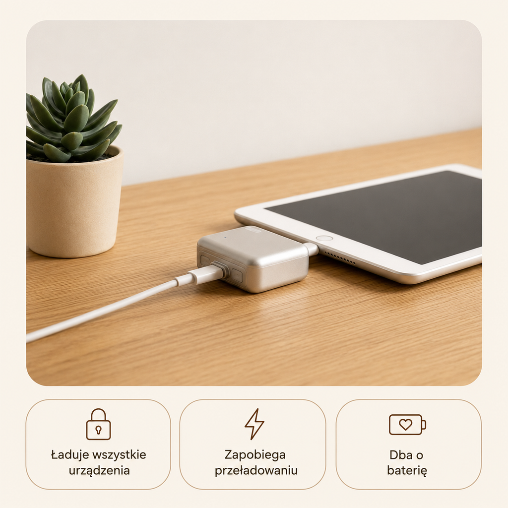 Bezpiczeny Inteligentny adapter (typ C)