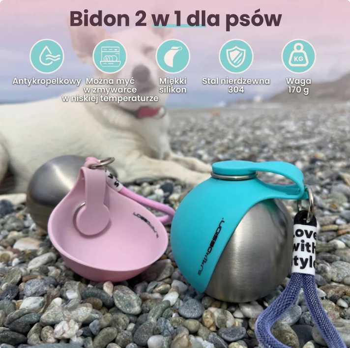 PupSip™ – bidon 2w1 dla psów